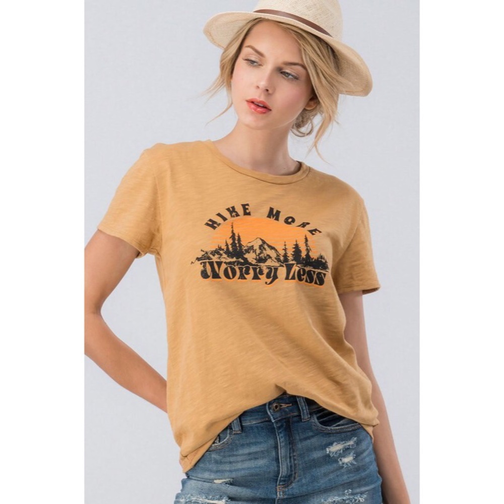 Hike More, Worry Less Graphic Tee - Picture 5 of 6